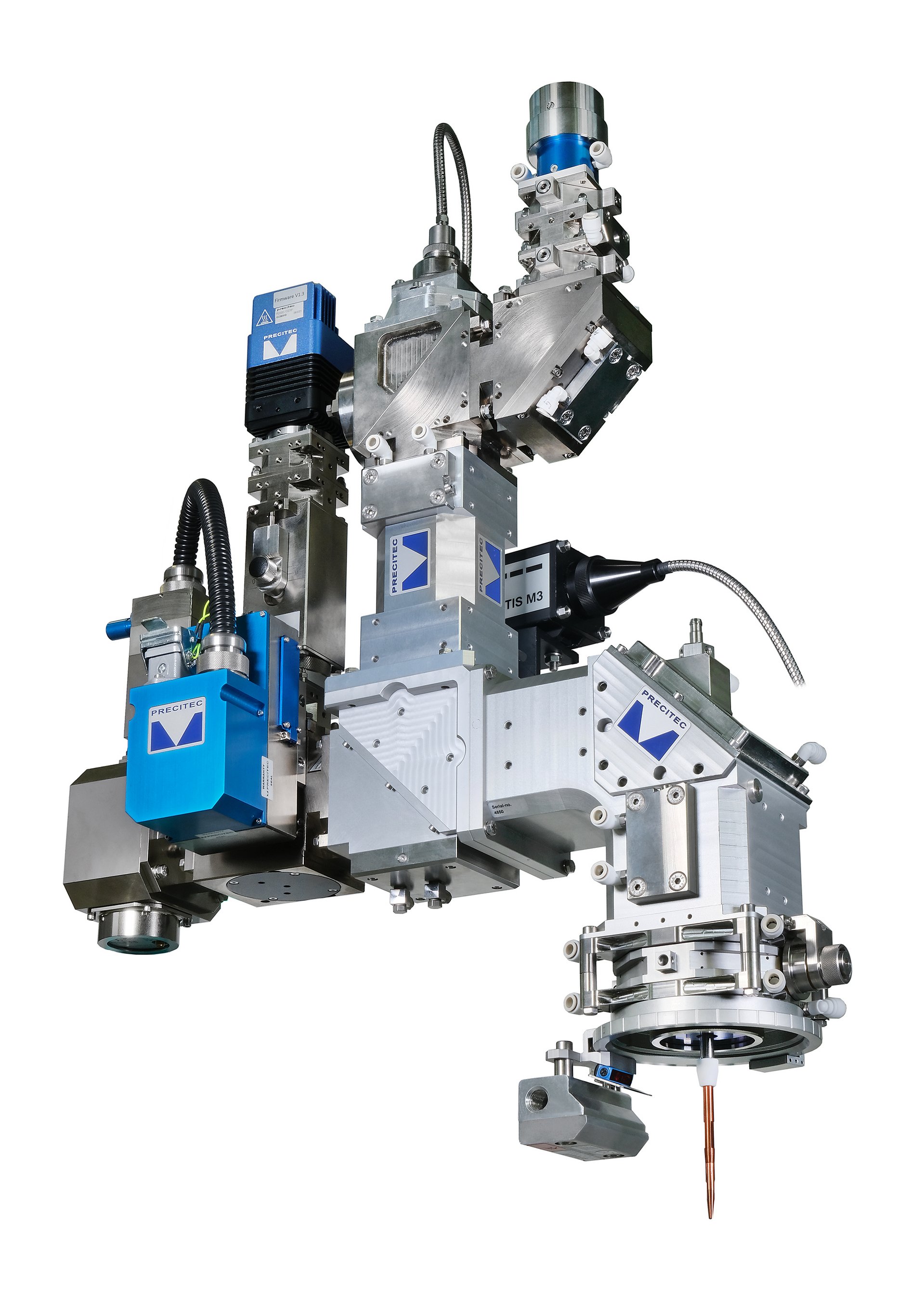 Laserkopf für die additive Fertigung CoaxPrinter Laserkopf für die additive Fertigung CoaxPrinter