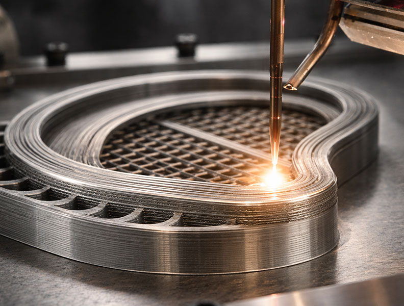 CoaxPrinter Applikation - Laserauftragschweißen mit Draht